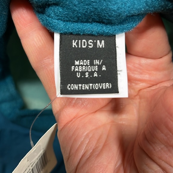 NWT RARE Patagonia Kids M Hip Flop Fleece Bucket HAT 1999 🔥 Blue - Picture 5 of 17